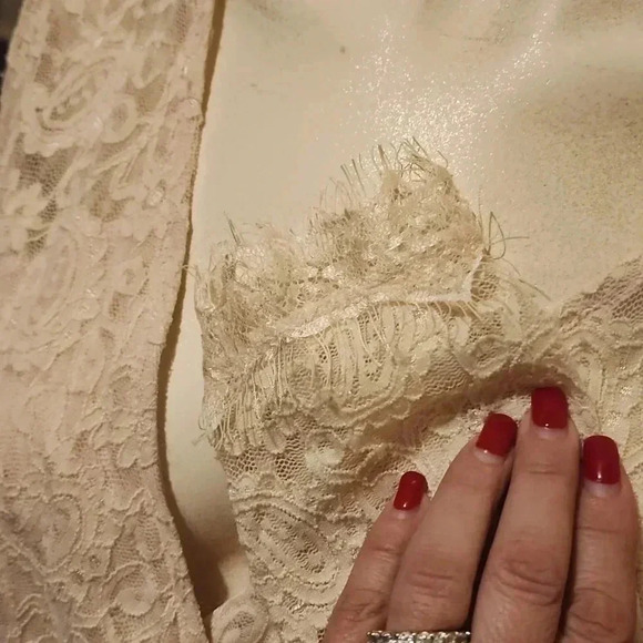 FREE PEOPLE PEARL LACE DRESS - Picture 3 of 7